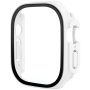 Matné púzdro s tvrdeným sklom pre Apple Watch Ultra 49mm - biele