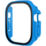 Matné púzdro s tvrdeným sklom pre Apple Watch Ultra 49mm - modré