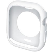 Ochranné puzdro z mäkkého plastu pre Apple Watch 46mm - biele
