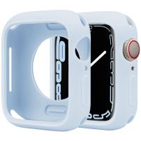Ochranné silikónové púzdro pre Apple Watch 38mm / 40mm - svetlo modré