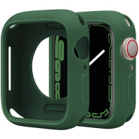 Ochranné silikónové púzdro pre Apple Watch 42mm / 44mm - tmavo zelené