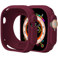 Ochranné silikónové púzdro pre Apple Watch Ultra 49mm - vínové