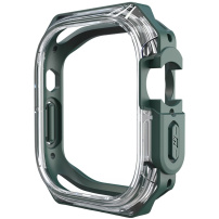 Odolné Armor púzdro pre Apple Watch 41mm - tmavo zelené