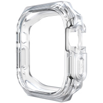 Odolné Armor púzdro pre Apple Watch 45mm - mliečne