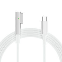 D035 nabíjací kábel - USB-C na MagSafe 1 (tvar L) pre MacBook - 1,8 m - biely