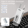 Q8 sada 8v1 na čistenie Apple zariadení - čierna
