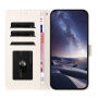Flipové púzdro s prúžkami pre iPhone 16 Pro Max - fialovoružové