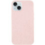Matný ekologicky rozložiteľný kryt pre iPhone 15 - ružový