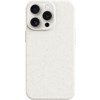 Matný ekologicky rozložiteľný kryt pre iPhone 15 Pro Max - béžový
