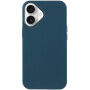 Matný ekologicky rozložiteľný kryt pre iPhone 16 Plus - tmavomodrý