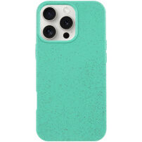 Matný ekologicky rozložiteľný kryt pre iPhone 16 Pro - tyrkysový