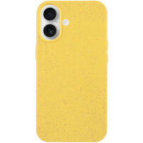 Matný ekologicky rozložiteľný kryt pre iPhone 17 - žltý