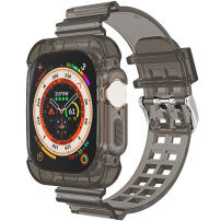 Odolné puzdro s transparentným remienkom pre Apple Watch Ultra 49mm - sivé