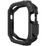 Odolné puzdro so vzorom karbónových vlákien pre Apple Watch Ultra 49 mm - čierne