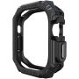 Odolné puzdro so vzorom karbónových vlákien na Apple Watch Ultra 49 mm - čierne