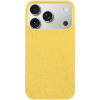 Matný ekologicky rozložiteľný kryt pre iPhone 17 Pro Max - žltý