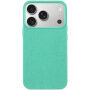 Matný ekologicky rozložiteľný kryt pre iPhone 17 Pro Max - tyrkysový