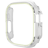 xDfind transparentné púzdro so svietiacim rámčekom pre Apple Watch Ultra 49mm - zelené