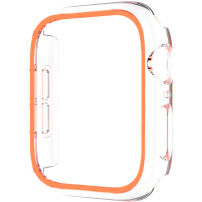 xDfind transparentné púzdro so svietiacim rámčekom pre Apple Watch 41mm - oranžové