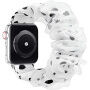 xDfind remienok v štýle gumičky s bodkami pre Apple Watch Ultra 49mm / 46mm / 45mm / 44mm / 42mm - biely
