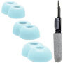 XDcase náhradné penové štuple s čistiacou tyčinkou pre AirPods Pro 1 / 2 - S/M/L - modré