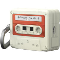 ELAGO Cassette Tape obal s karabínou v štýle kazety pre AirPods Pro 3 - béžový