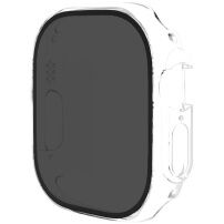 Lesklé púzdro s tvrdeným Anti-Spy sklom pre Apple Watch Ultra 49mm - číre