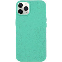 Matný ekologicky rozložiteľný kryt pre iPhone 11 Pro Max - tyrkysový