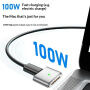 AP3-100T nabíjacia redukcia - USB-C na MagSafe 3 pre MacBook - strieborná