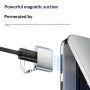 AP3-100T nabíjacia redukcia - USB-C na MagSafe 3 pre MacBook - strieborná