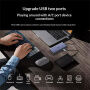 UGREEN 15965 11v1 hub - slot na SD / TF kartu / RJ45 / 2x HDMI / 3,5 mm jack / 2x USB-C / 3x USB-A na USB-C pre MacBook - sivý