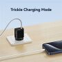 USAMS CC315 GaN rýchlonabíjací adaptér s portmi USB-C / USB-A - 25W - biely