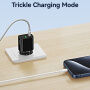 USAMS CC316 GaN rýchlonabíjací adaptér s portmi USB-C / USB-A - 30W - biely
