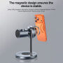 Yesido DS40 Qi2 3v1 magnetický bezdrôtový stojan pre iPhone / Apple Watch / AirPods - 25W - sivý