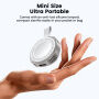 Toocki TW15 mini prenosná bezdrôtová nabíjačka pre Apple Watch - 2,5W - strieborná