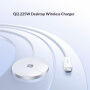 Yesido DS41 Qi2 bezdrôtová MagSafe nabíjačka pre iPhone - 25W - biela