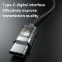 Yesido YH49 slúchadlá s konektorom USB-C - čierna