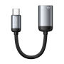 ESSAGER audio a nabíjacia redukcia - Lightning na USB-C - sivá