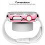 xDfind púzdro posiate kamienkami s tvrdeným sklom pre Apple Watch 44mm - starlight