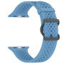 xDfind dierovaný silikónový remienok pre Apple Watch 42mm / 41mm / 40mm / 38mm - modrý