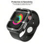 xDfind matné púzdro posiate kamienkami pre Apple Watch 41mm - starlight