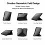 XDcase púzdro s origami stojanom a priestorom na Apple Pencil pre iPad Air 13" (2024-2026) / Pro 12,9" (2018-2022) - čierne