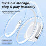 3v1 bezdrôtová MagSafe nabíjačka pre iPhone / Apple Watch / AirPods - 15W - ružová