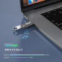ENKAY ENK-AT131 dátová redukcia - USB-A na USB-C - ružovozlatá
