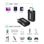 ENKAY ENK-AT131 dátová redukcia - USB-A na USB-C - 2 ks - strieborná