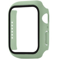 Matné púzdro s tvrdeným sklom pre Apple Watch 41mm - zelené