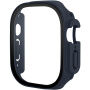 Matné púzdro s tvrdeným sklom pre Apple Watch Ultra 49mm - tmavomodré
