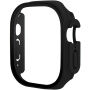Matné púzdro s tvrdeným sklom pre Apple Watch Ultra 49mm - čierne