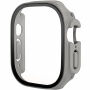 Matné púzdro s tvrdeným sklom pre Apple Watch Ultra 49mm - sivé