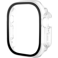 Matné púzdro s tvrdeným sklom pre Apple Watch Ultra 49mm - mliečne